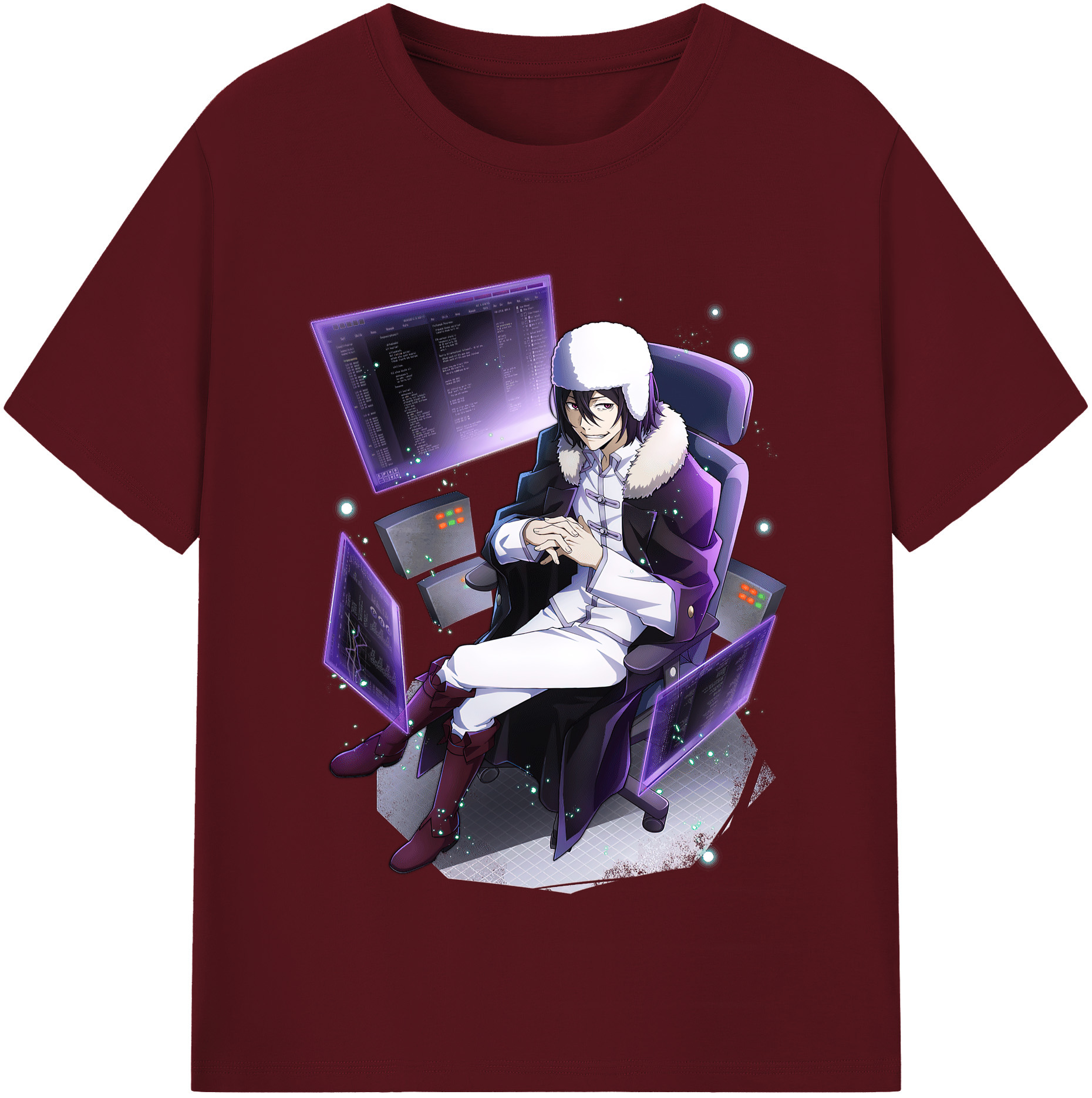 （画像用） 文豪ストレイドッグス Bungo Stray Dogs 綿100％半袖Tシャツ（フロントプリント）